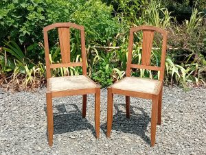 Ancienne paire de chaises a relooker n°11301