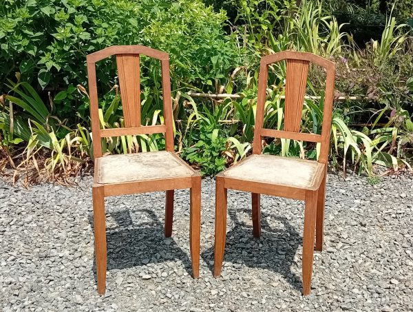 Ancienne paire de chaises a relooker n°11301