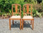 Ancienne paire de chaises a relooker n°11301