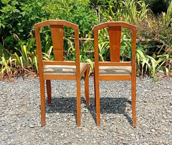Ancienne paire de chaises a relooker n°11301