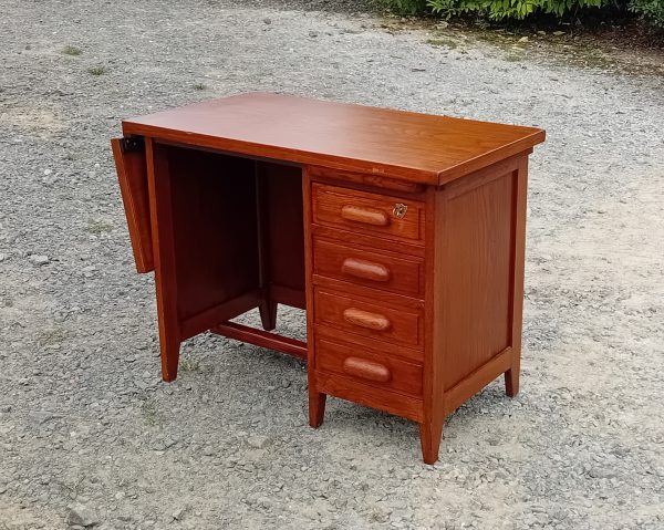 Bureau vintage en chêne n°11344