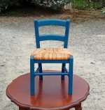Chaise paillée pour enfant n°11349