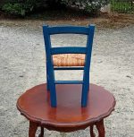 Chaise paillée pour enfant n°11349