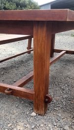 Grande table et ses 2 bancs n°11272