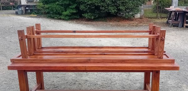 Grande table et ses 2 bancs n°11272