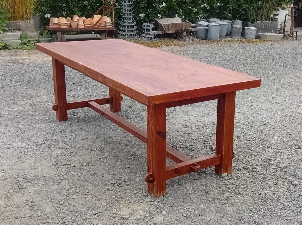 Grande table et ses 2 bancs n°11272