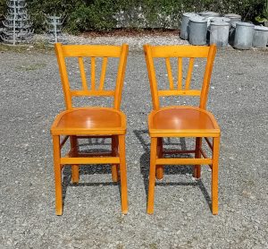 Paire de chaises vintages / Bistrot / n°11360