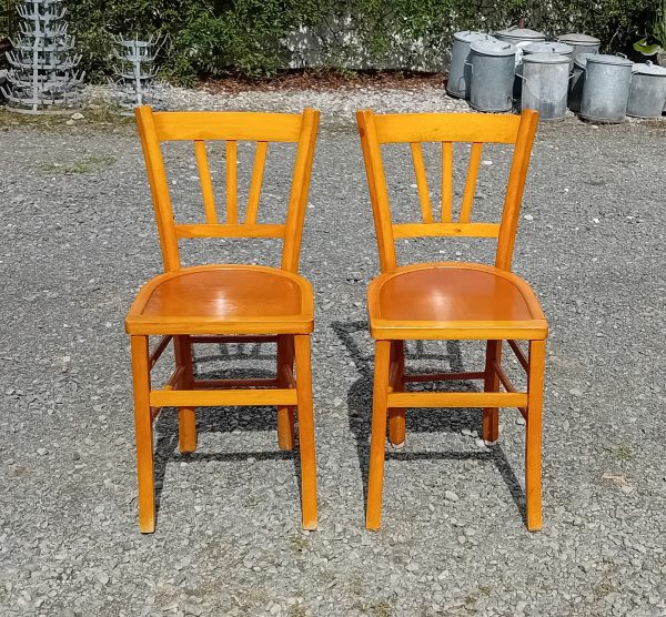 Paire de chaises vintages / Bistrot / n°11360