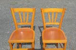 Paire de chaises vintages / Bistrot / n°11360