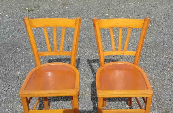 Paire de chaises vintages / Bistrot / n°11360