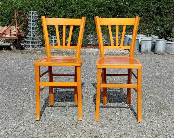Paire de chaises vintages / Bistrot / n°11360