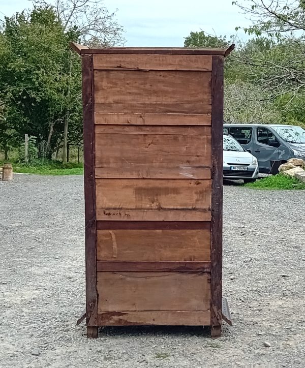 Ancienne bonnetière béarnaise en chêne n°11410