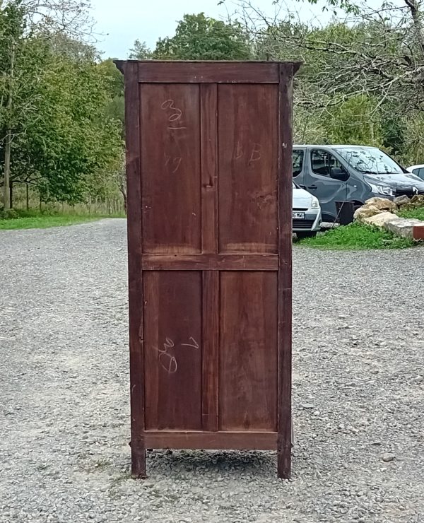 Ancienne vitrine Béarnaise en chêne n°11411