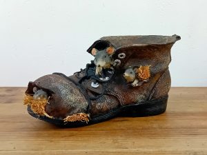 Jardinière / Pot / chaussure / rats n°11426