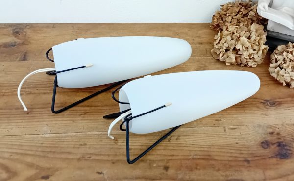 Paire d'appliques vintages / Space age / Philips / n°11434