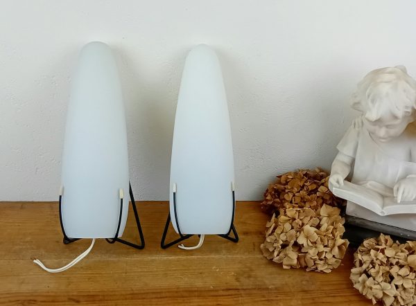 Paire d'appliques vintages / Space age / Philips / n°11434