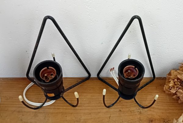 Paire d'appliques vintages / Space age / Philips / n°11434