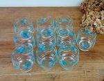 Lot de 10 verres vintages Myosotis n°11437