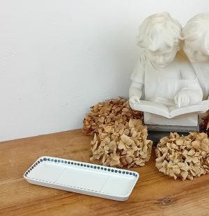 Ancien porte brosse en faïence n°11439