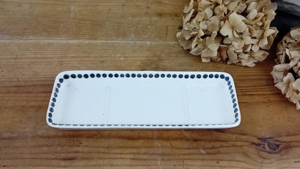 Ancien porte brosse en faïence n°11439