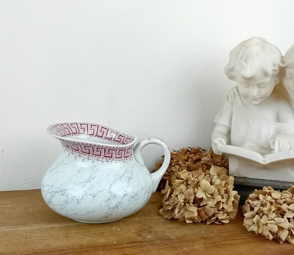 Ancien broc de toilette Lunéville Athènes n°11441