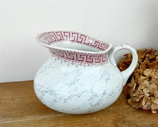 Ancien broc de toilette Lunéville Athènes n°11441