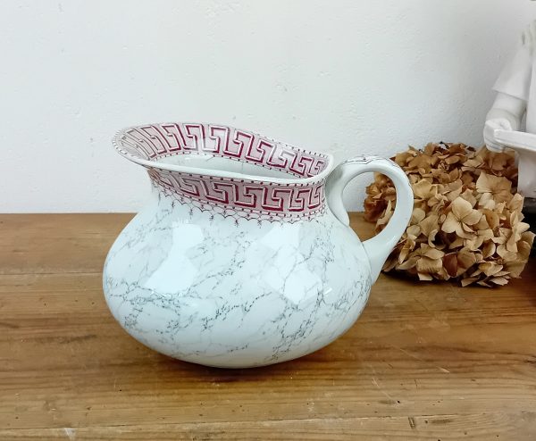 Ancien broc de toilette Lunéville Athènes n°11441