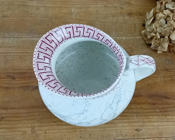 Ancien broc de toilette Lunéville Athènes n°11441