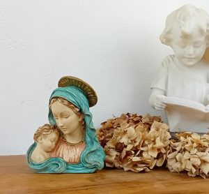 Vierge a l'enfant vintage n°11445