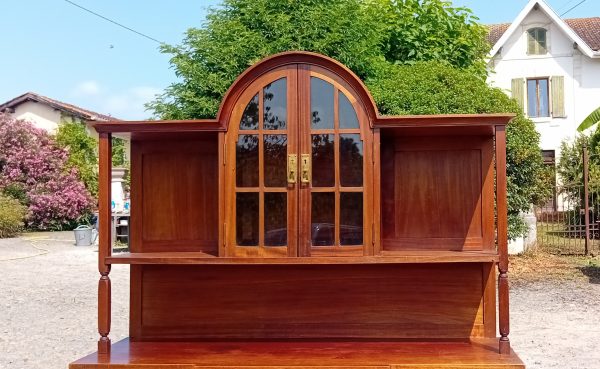 Ancien buffet / vitrine Art déco Bidassoa Béhobie n°11236