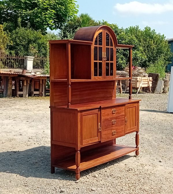 Ancien buffet / vitrine Art déco Bidassoa Béhobie n°11236