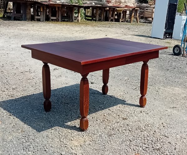 Ancienne table a rallonges Art déco Bidassoa Béhobie n°11237