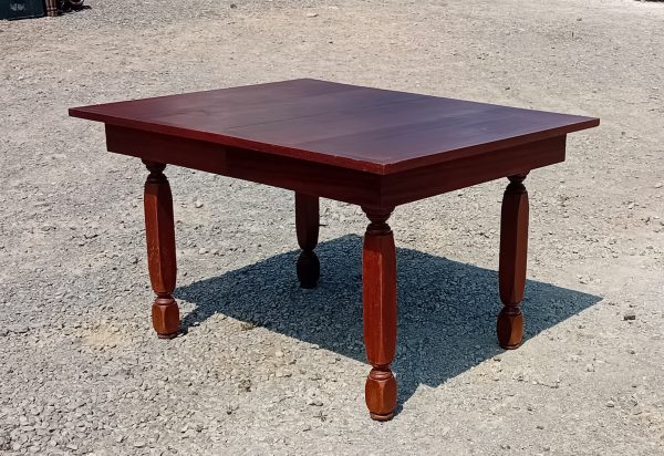 Ancienne table a rallonges Art déco Bidassoa Béhobie n°11237