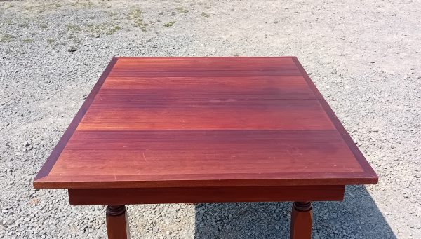 Ancienne table a rallonges Art déco Bidassoa Béhobie n°11237