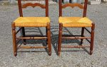 Paire de chaises paillées n°11358