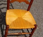 Paire de chaises paillées n°11358