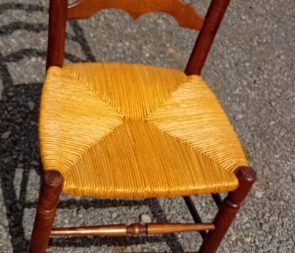 Paire de chaises paillées n°11358