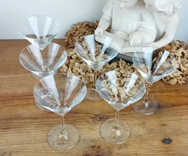Lot de 6 verres a cocktail n°11402