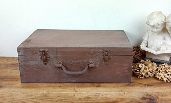 Ancienne valise en bois n°11458