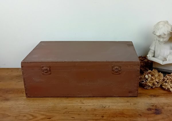 Ancienne valise en bois n°11458
