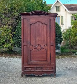 Ancienne bonnetière Louis XV en merisier n°11424