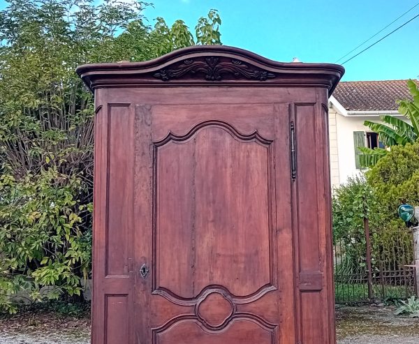 Ancienne bonnetière Louis XV en merisier n°11424