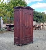 Ancienne bonnetière Louis XV en merisier n°11424