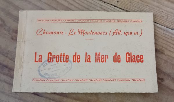 Souvenir Chamonix / La grotte de la mer de glace n°11465