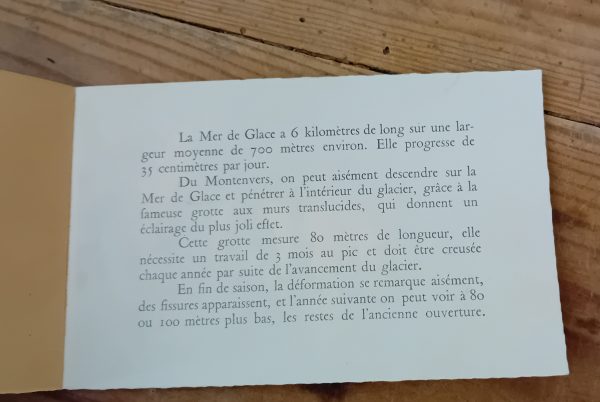 Souvenir Chamonix / La grotte de la mer de glace n°11465