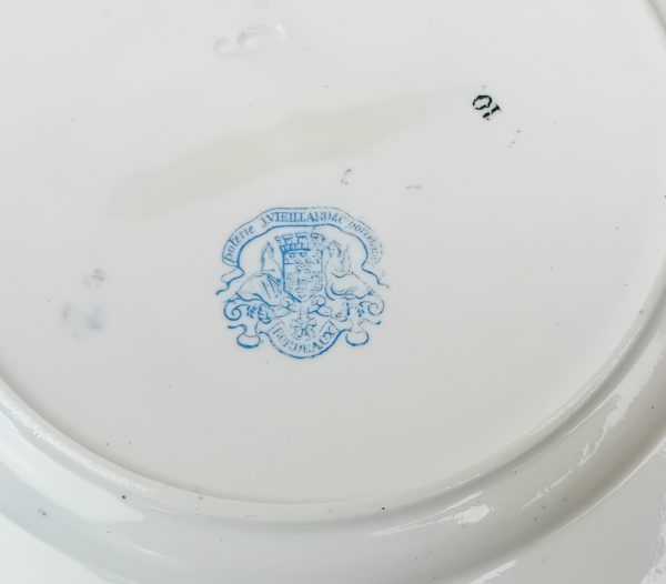 Ancienne assiette parlante Bordeaux Vieillard n°11473