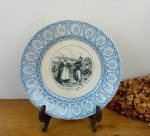 Ancienne assiette parlante Bordeaux Vieillard n°11474