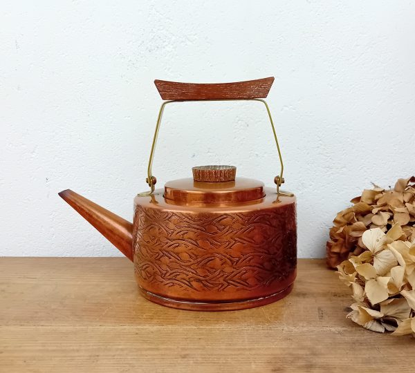 Théière vintage en cuivre n°11493