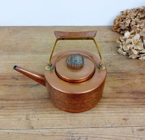 Théière vintage en cuivre n°11493
