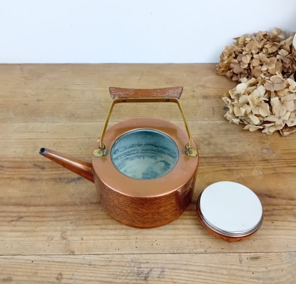 Théière vintage en cuivre n°11493